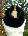 Black Toscana Shearling Snood